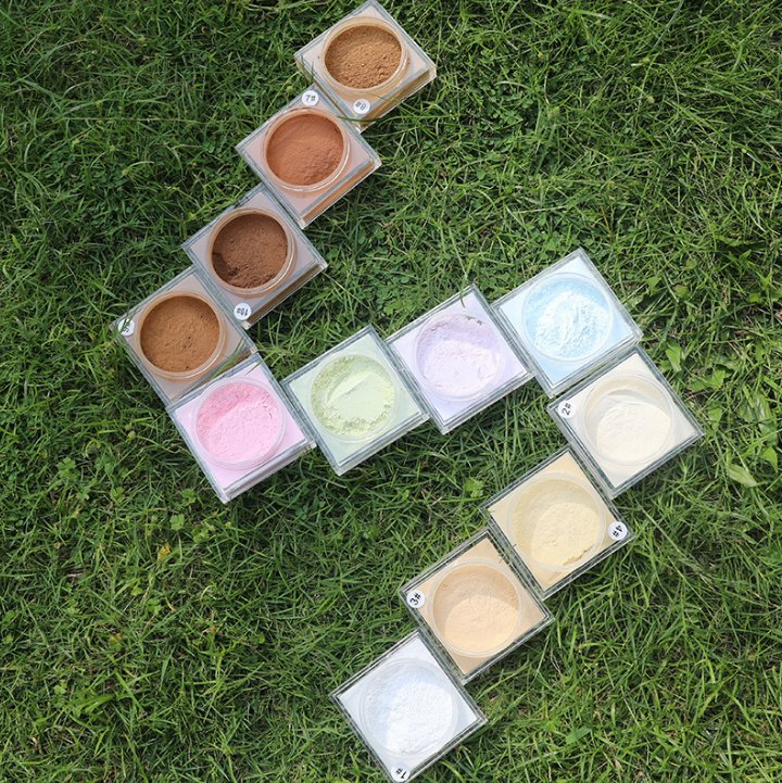 14 Colors Skin-Friendly Waterproof Loose Powder Customizable Exquisite Cosmetic Makeup Product