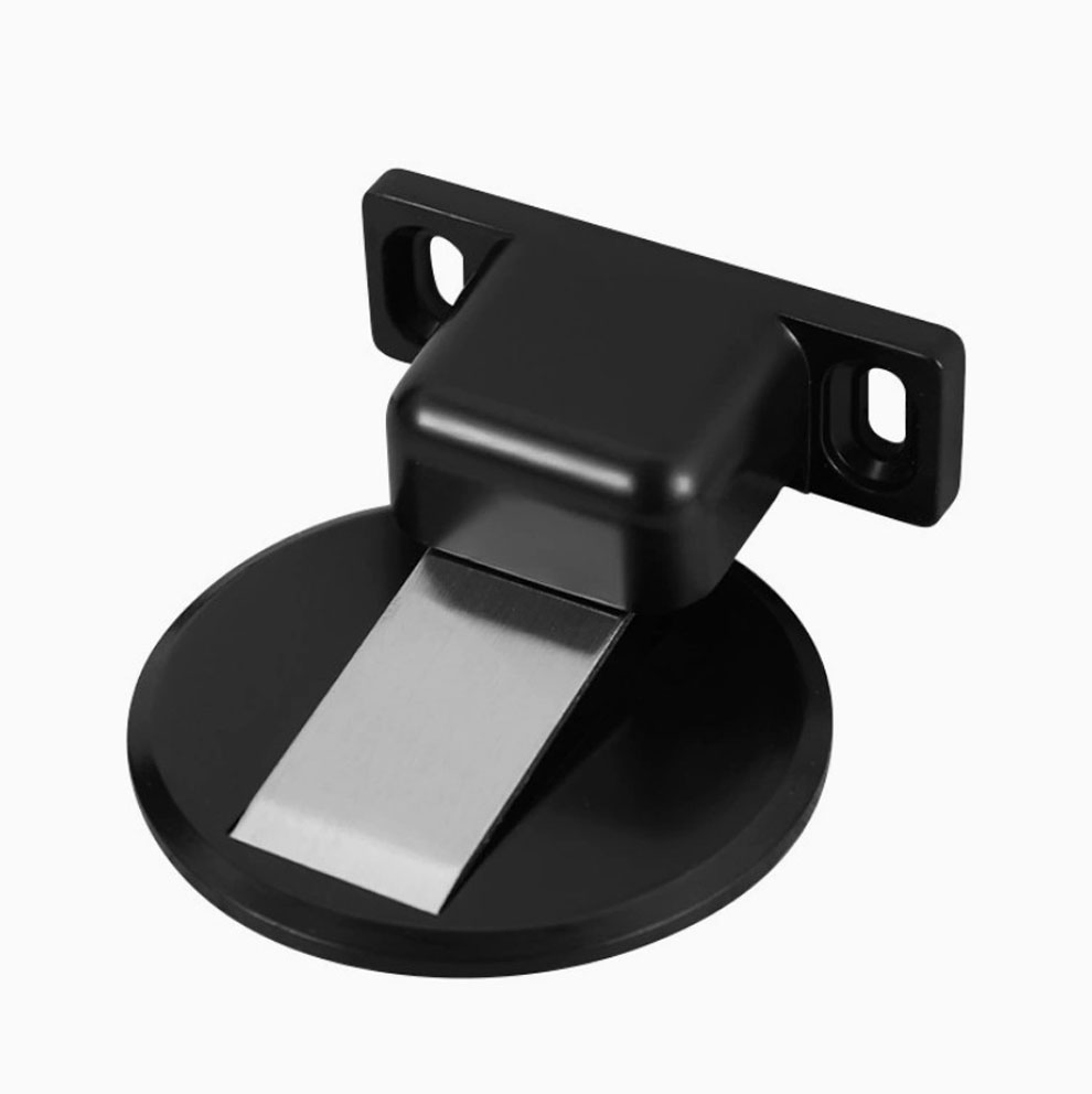 Stainless Steel Magnetic Door Stopper Hidden Toilet Glass Door Stop Holder Furniture Hardware