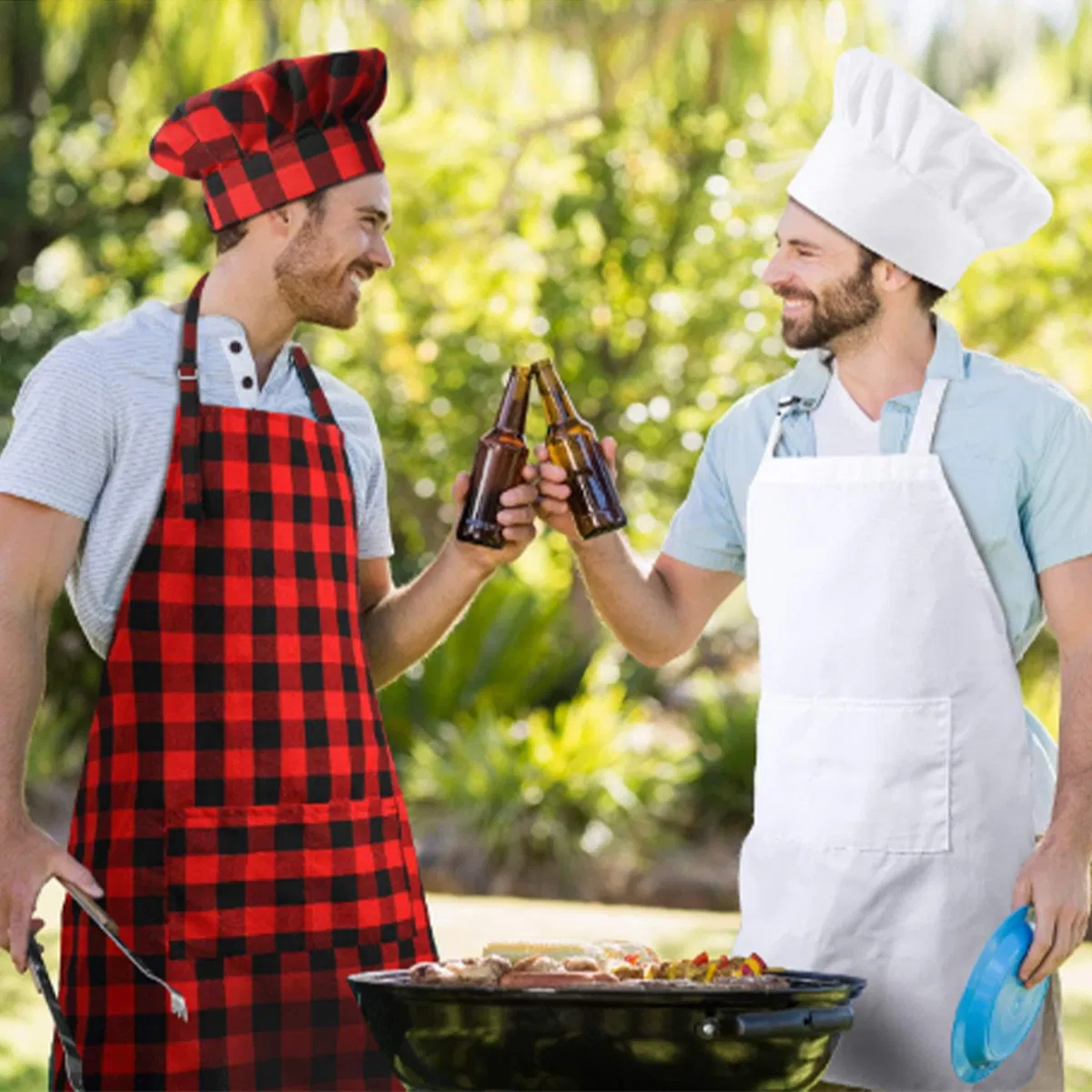 New Kitchen and Catering Work Aprons, Tea Restaurants, Hot Pot Restaurants and Dining Halls Catering Work Aprons