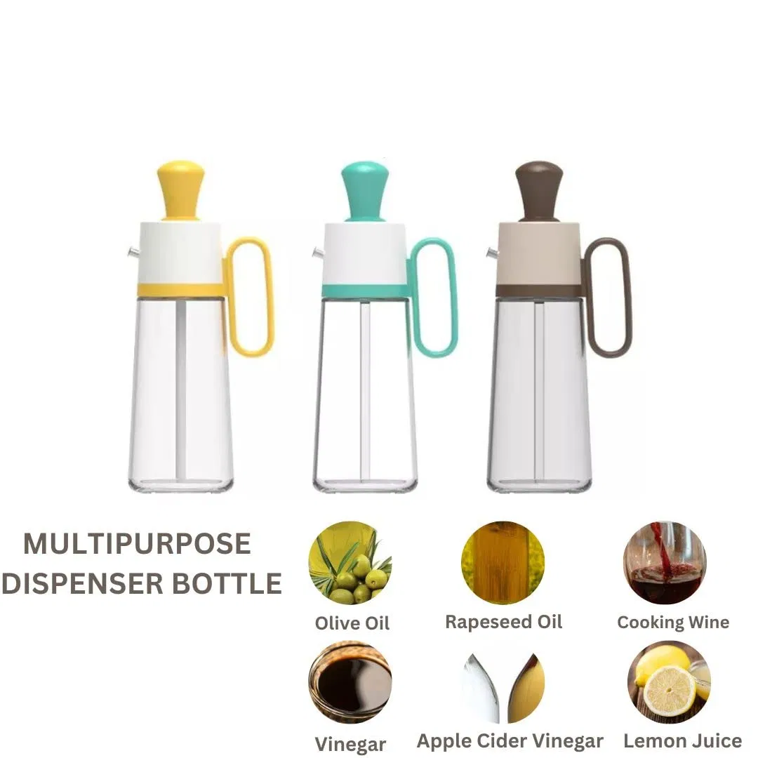 3 in 1 High Temperature Resistance Olive Oil Dispenser Bottle for Kitchen with Brush and Straw Cleaner