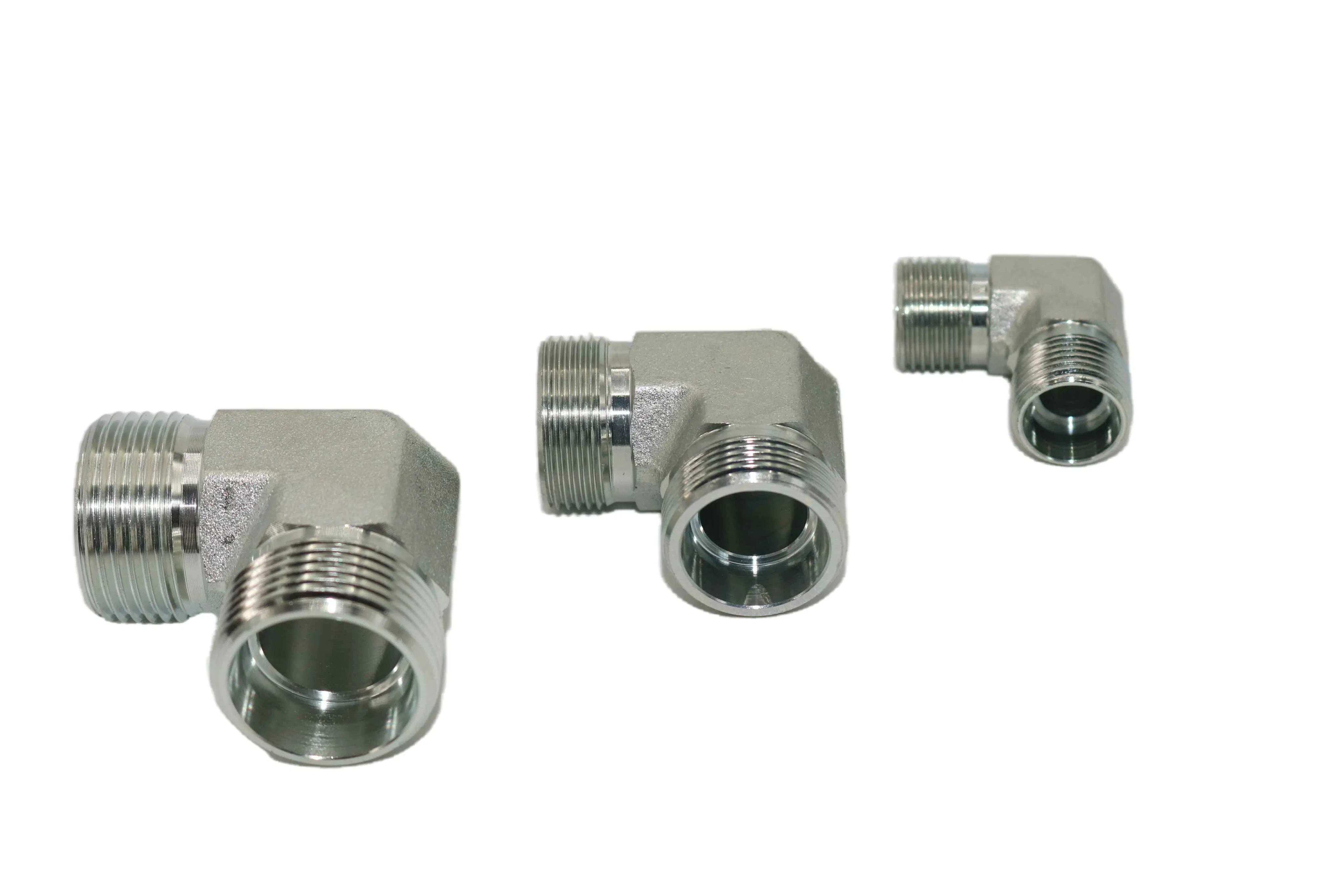 Good Quality 24 Deg Metric Male Thread Hydeaulic Elbow Adaptor 1c9