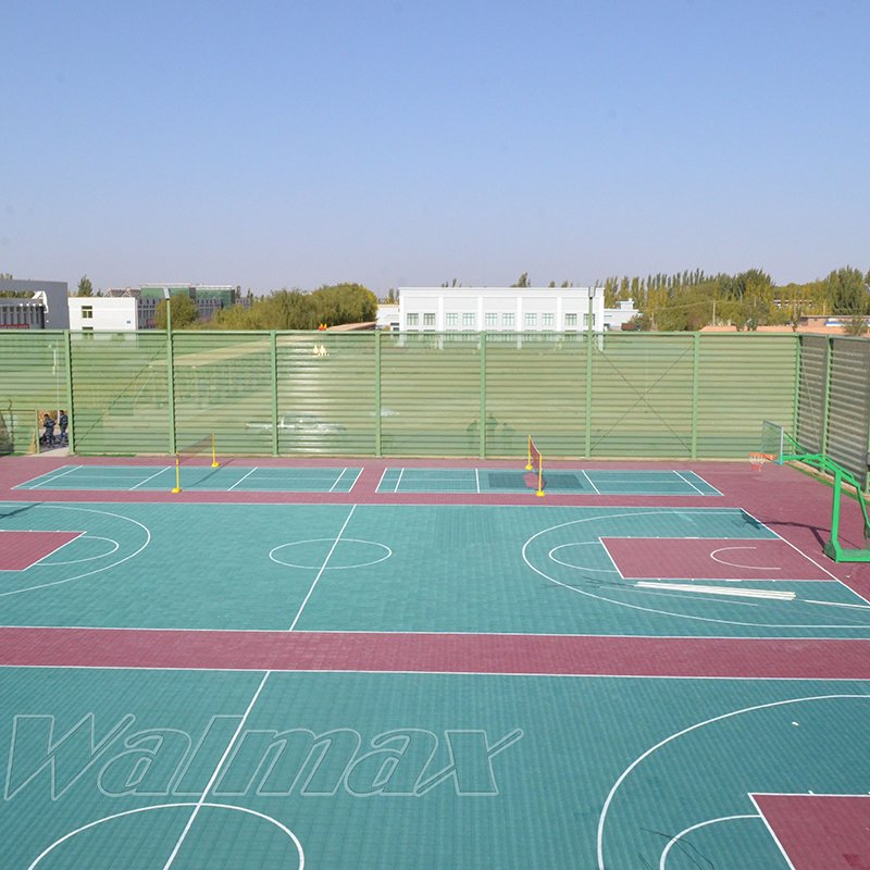 WBF076 Outdoor Windbreak Net Fencing sport court steel fence with wind control