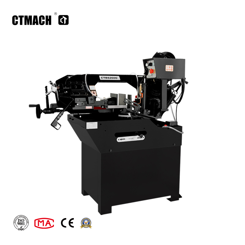 Ленточная пила по металлу портативная вертикальная горизонтальная CTBS260G