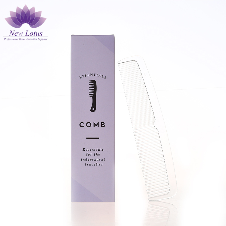 Hotel Comb - Eco-Friendly Disposable Luxury Hair Brush with Custom Design