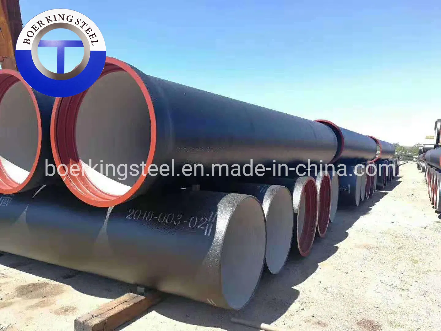 Dn 200/Dn 300 /Dn 150 Dn80-1200 Cast Iron Pipe Class K7 K9 C30 C40 Ductile Iron Pipe