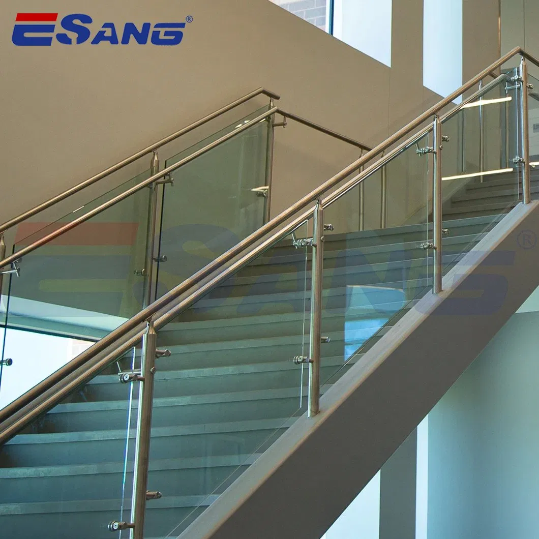Esang Railing Residential Frameless Railing Corridor Stainless Steel Glass Railing Stairs