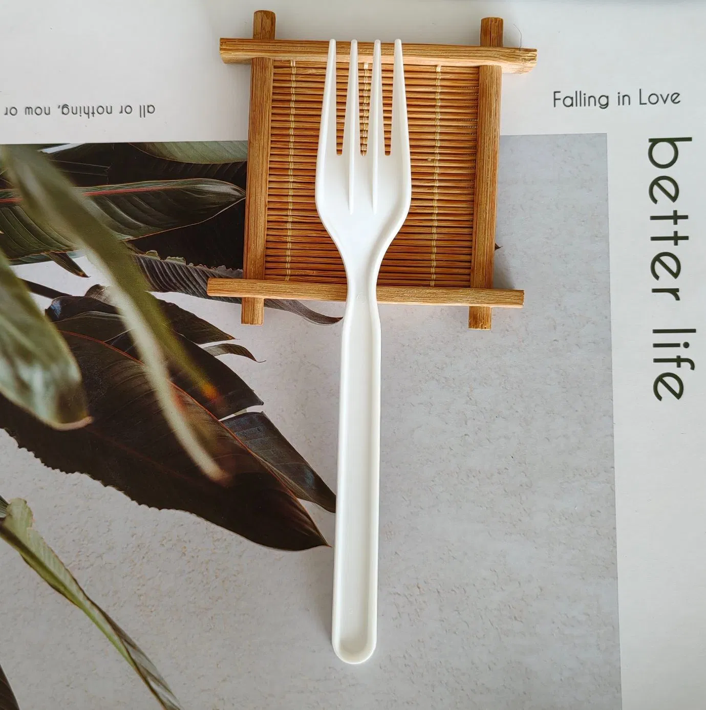 High Quality Factory Price Eco Compostable Forks Disposable PLA Cutlery Fork Knife