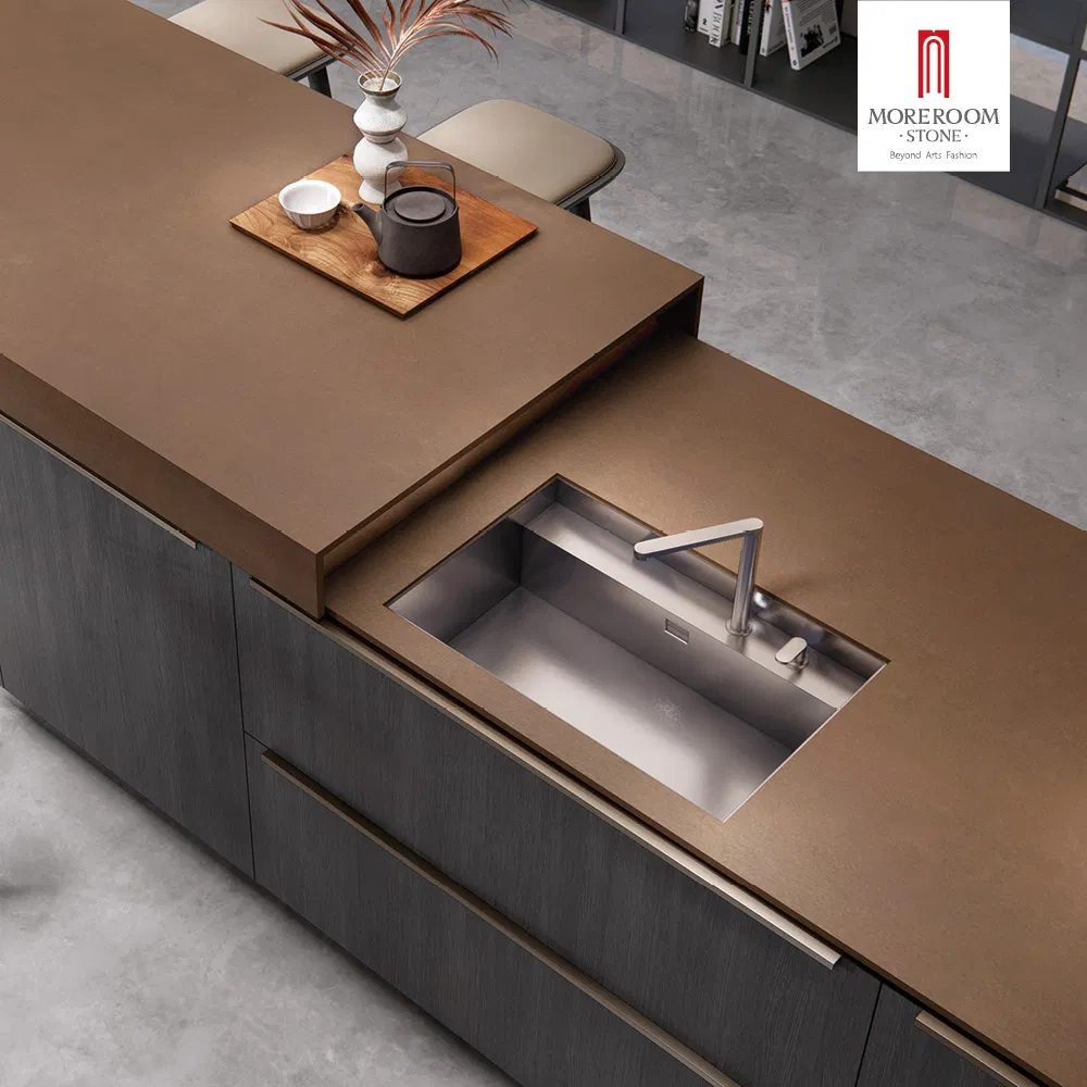 Big Size Sintered Stone Corten Marble Tiles for TV Background Wall Design