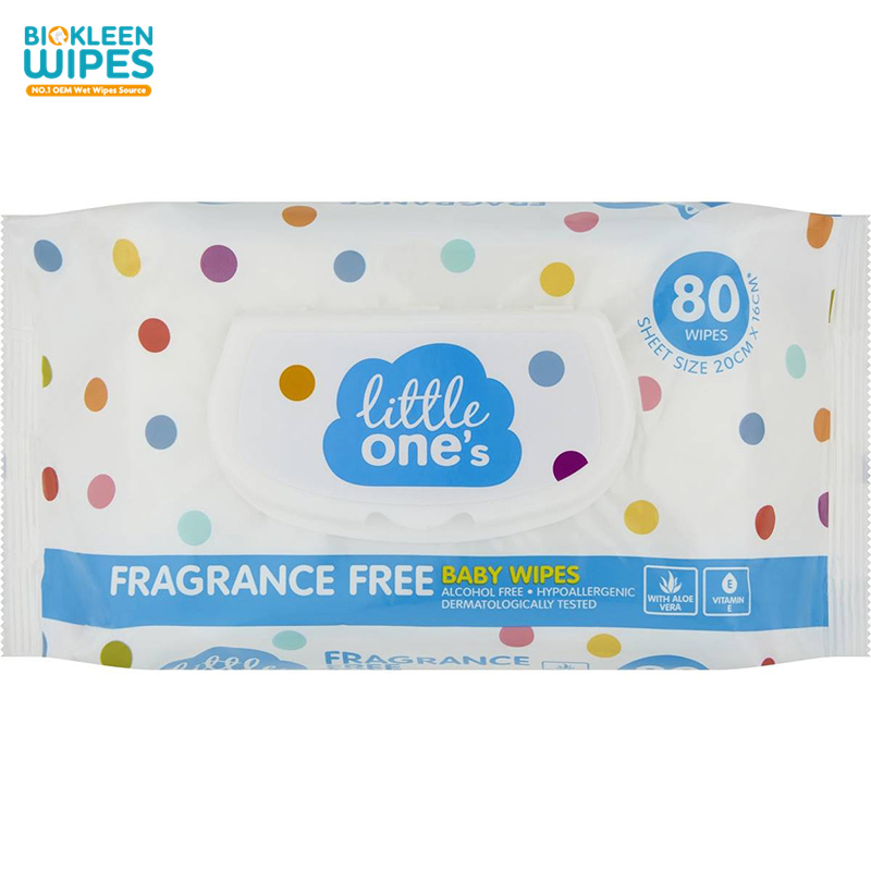 Biokleen OEM Logo Bamboo Water Wipes Extra Strong Hand and Face Wipes Unscented Naturals Unscented Bamboo Wipes