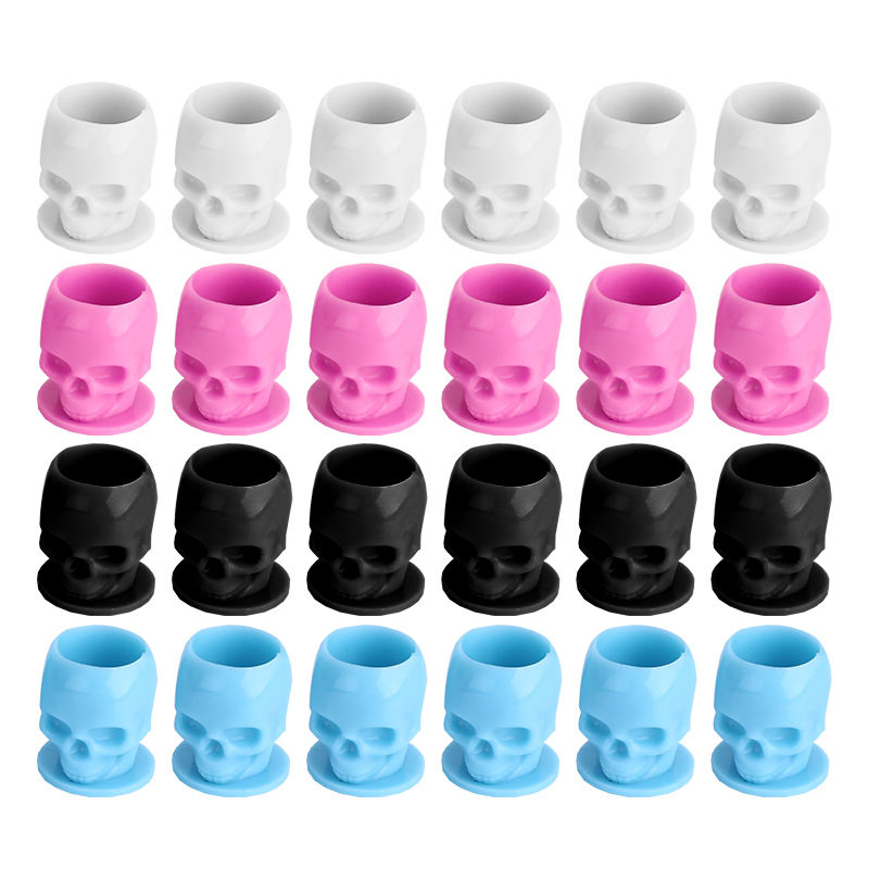 Disposable Flat Bottom Pigment Ink Cup for Microblading and Permanent Makeup Tattoo Accessories