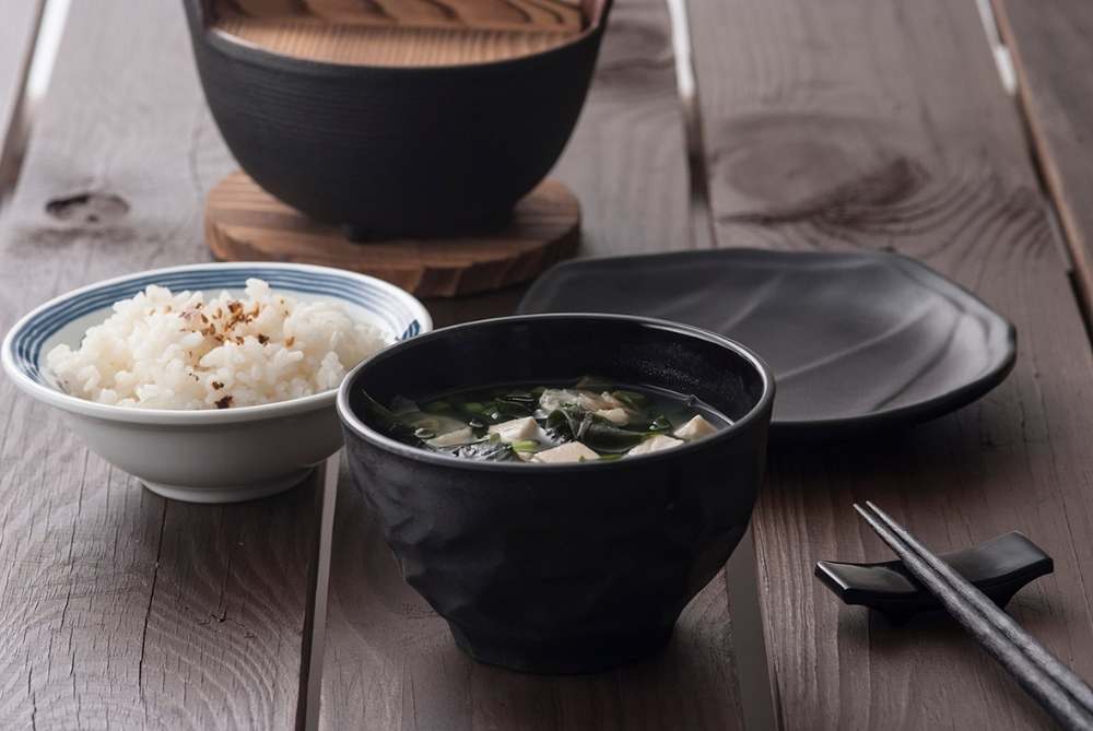 Черные матовые меламиновые чашки для чая, 210 мл