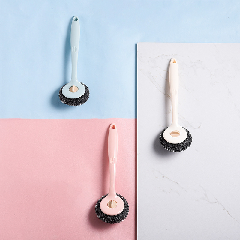 Стальная мочалка для чистки кухни