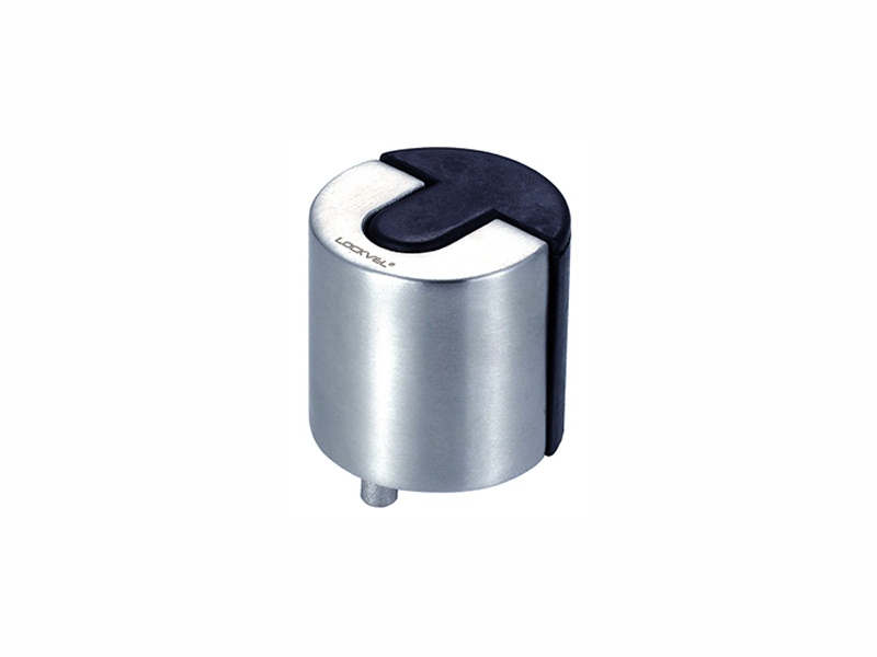 Punch-Free Stainless Steel Rubber Caps Rubber Door Stop