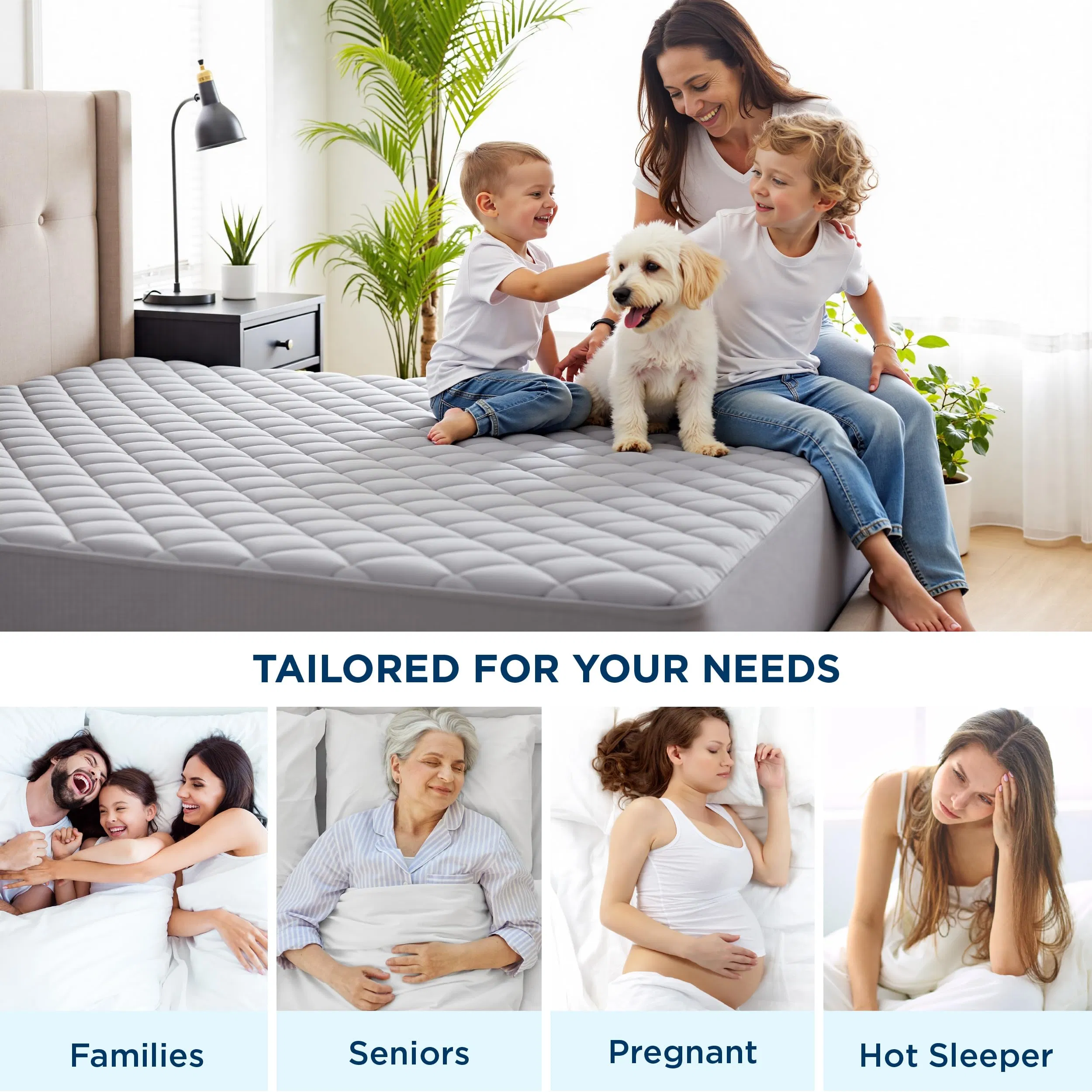 Cheap Price Soft Microfiber Cotton Thicken Waterproof Mattress Cover Bed Mattress Protector