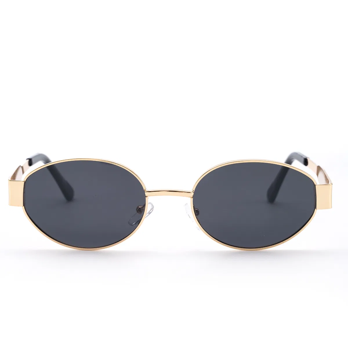 2025 Luxury Sunglasses Unisex Small Round Metal Lens Custom New Fashionable Sun Glasses Frame Oval Shades Men Glasses Women