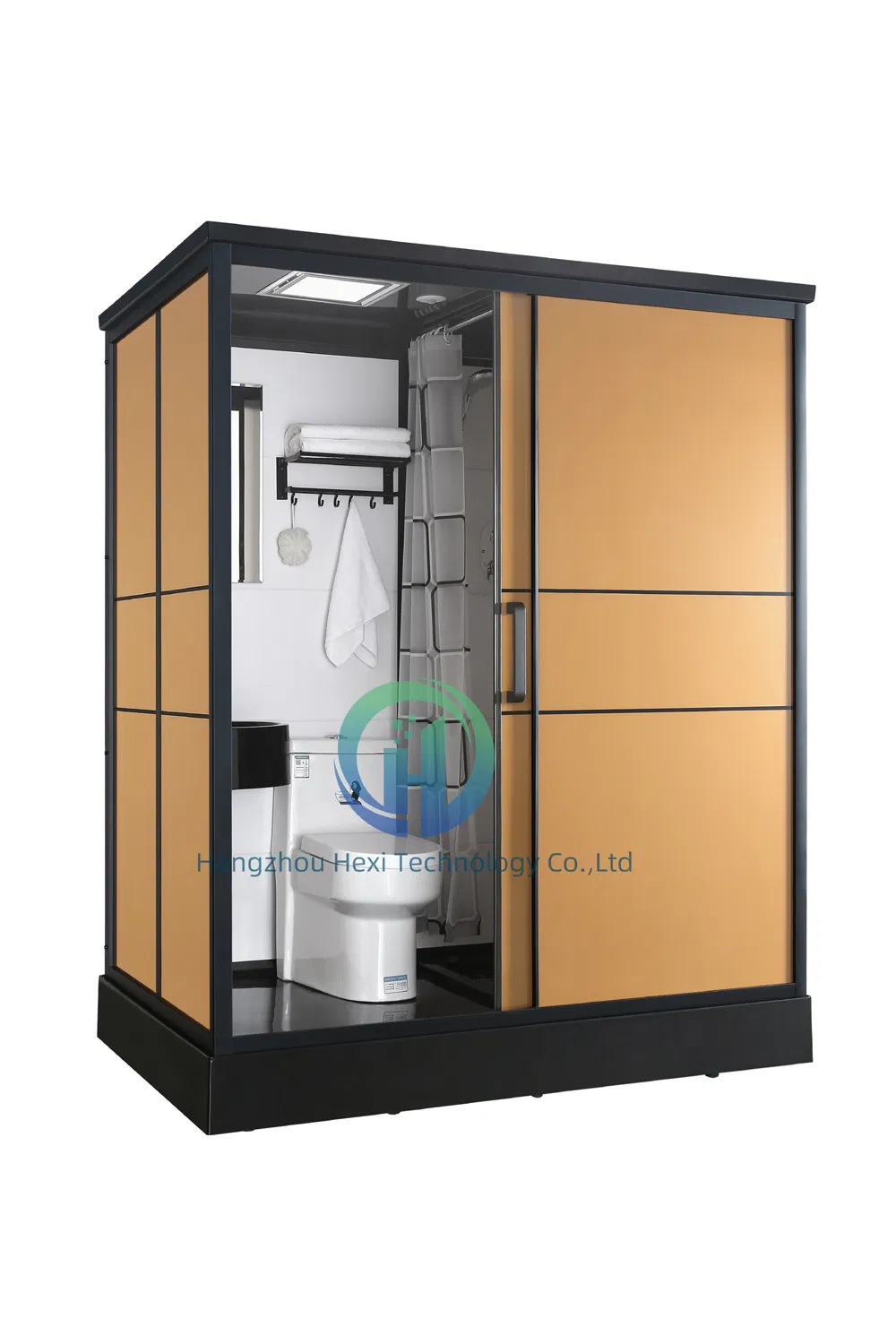 Independent European Style Shower Unit, Modular Complete Prefab