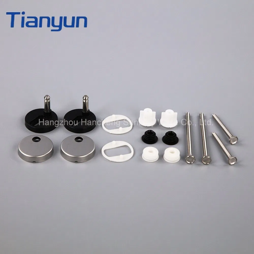 Toilet Repair Parts Expanding Plastic Nuts Screw Cover Fixings Accessories with 60mm