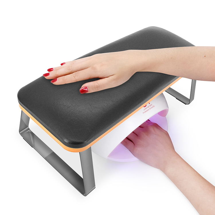 Soft Leather Nail Arm Rest Hand Pillow for Manicure Salon Home Use
