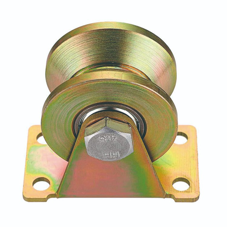 660 Lbs Heavy Duty Rigid Casters Sliding Gate Roller Wheels Bearing