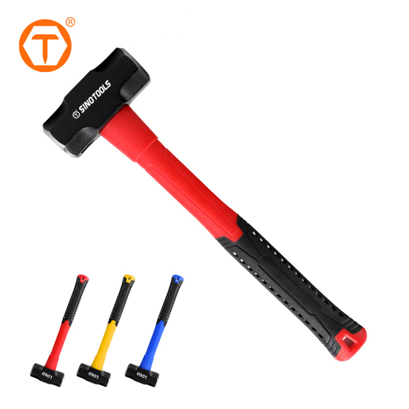 Hammering Tool High Quality Steel Sledge Hammer with PP+TPR Handle Fire Hammer