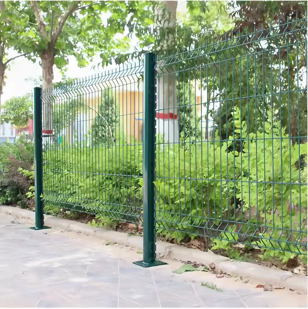 on Sale Fence Galvanized 3D Fence Panel Set 2.5m High Power Coated 3D Curved Wire Mesh Fencing
