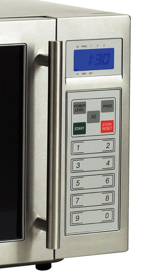 25L Commercial Stainless Steel LCD Display Fast Food Microwave Oven