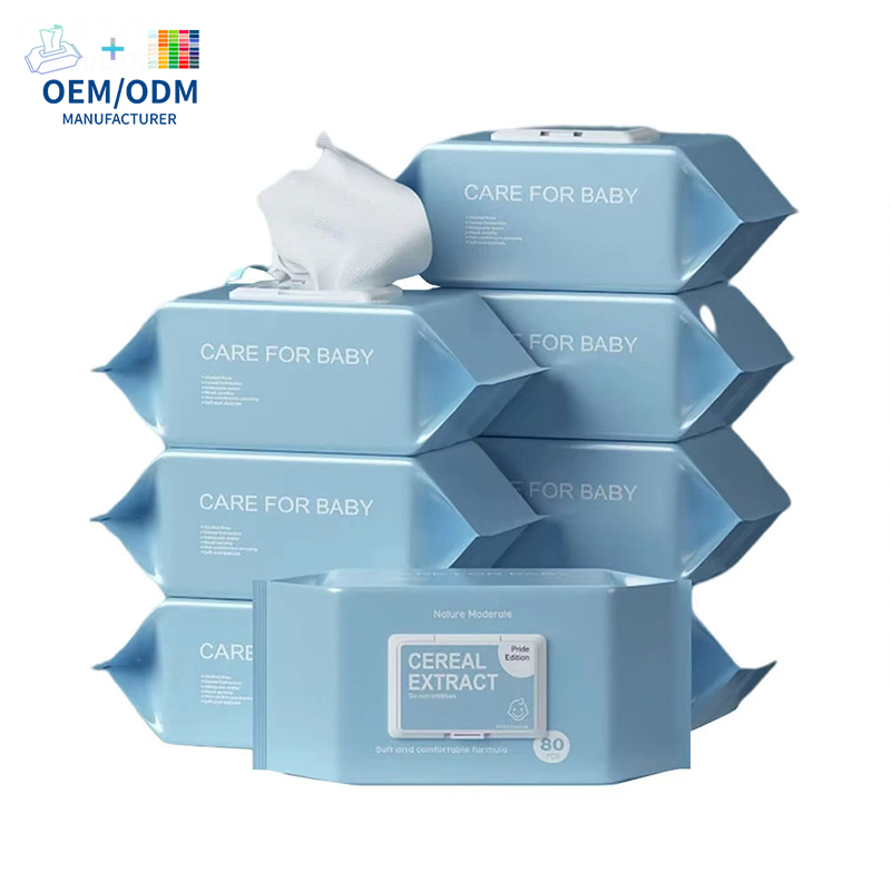 Eco-Friendly Wood Pulp Flushable Wipes Septic Safe 80PCS 100PCS Water Based Wet Wipes Flushable Wet Wipes for Adults