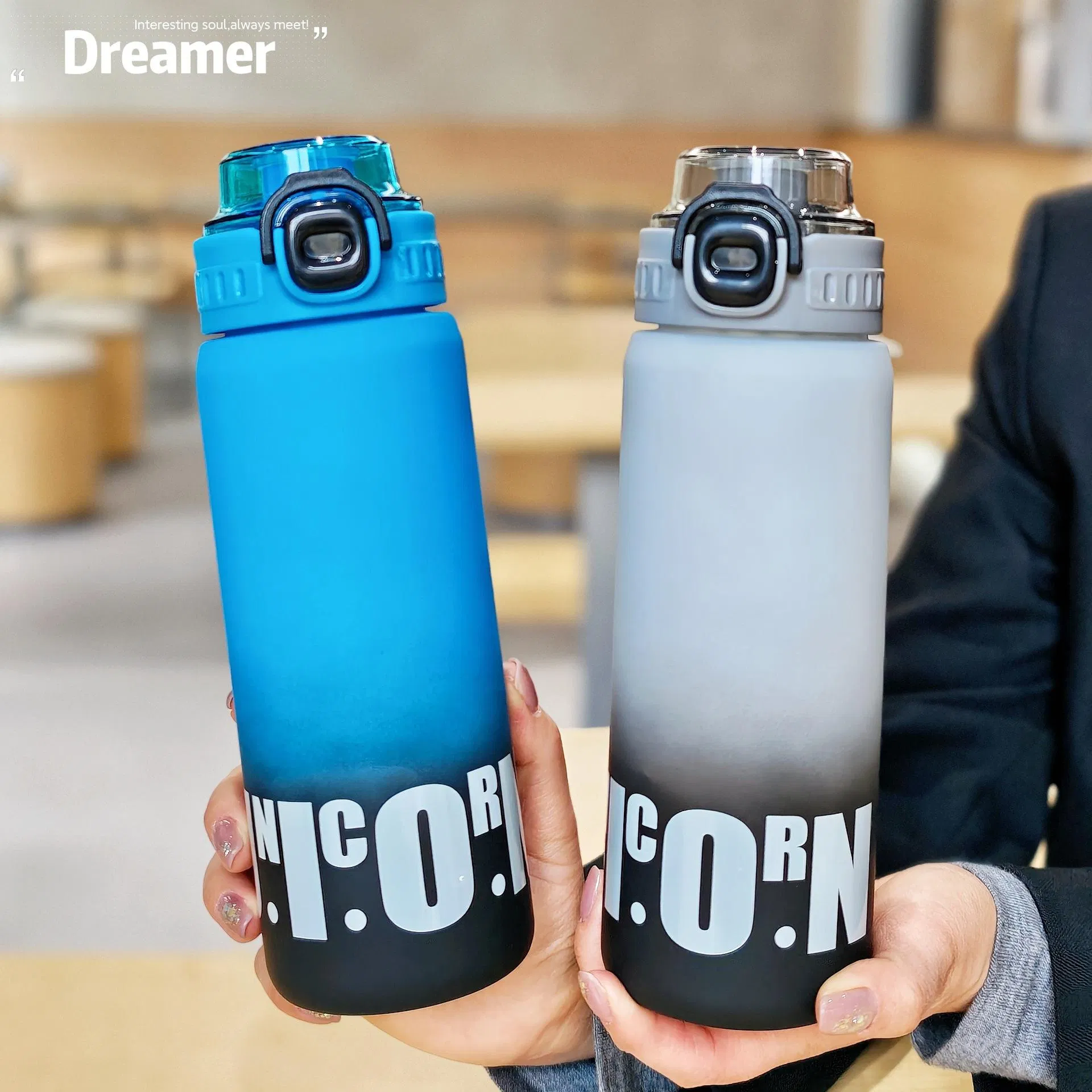 Спортивная бутылка для воды 950 мл, без бисфенола-А, не протекает