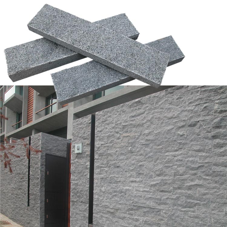 Natural Split Granite and Basalt Tiles for Wall Cladding