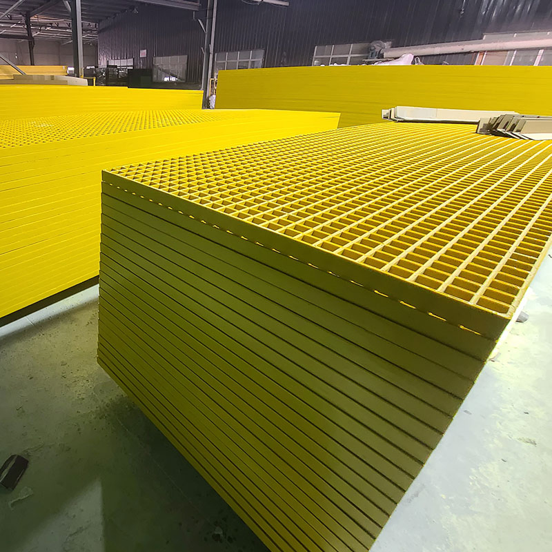 M4030 Fiber-Reinforced Grating: Lightweight and Strong Various Uses Custom Size Mini Mesh Molded Slip-Resistant Non-Conductive Corrosion-Resistant FRP Grating