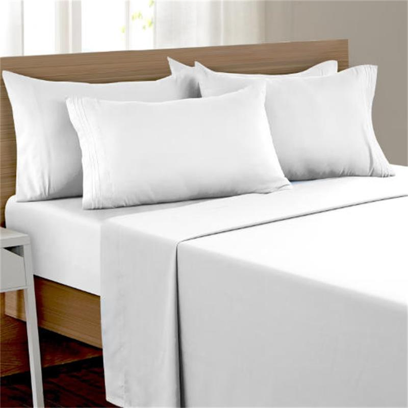 100% Cotton Top Sheet Cool & Breathable Flat Bed Sheets
