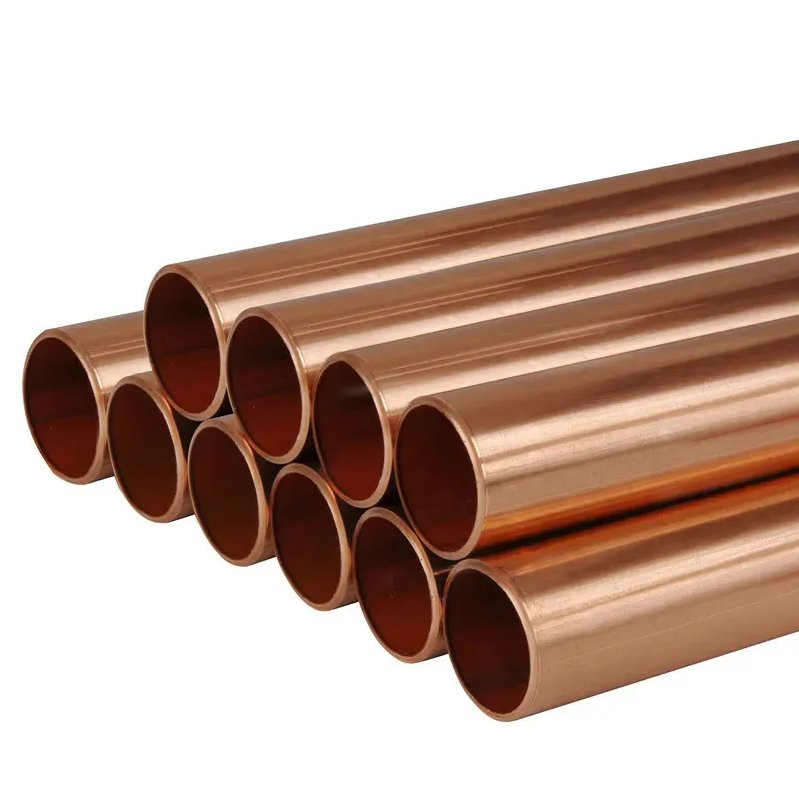 ASTM AISI JIS Copper C10100 C11000 C10200 C12000 Hardness 1/2 20-200mm Diameter Copper Pipe for Industry