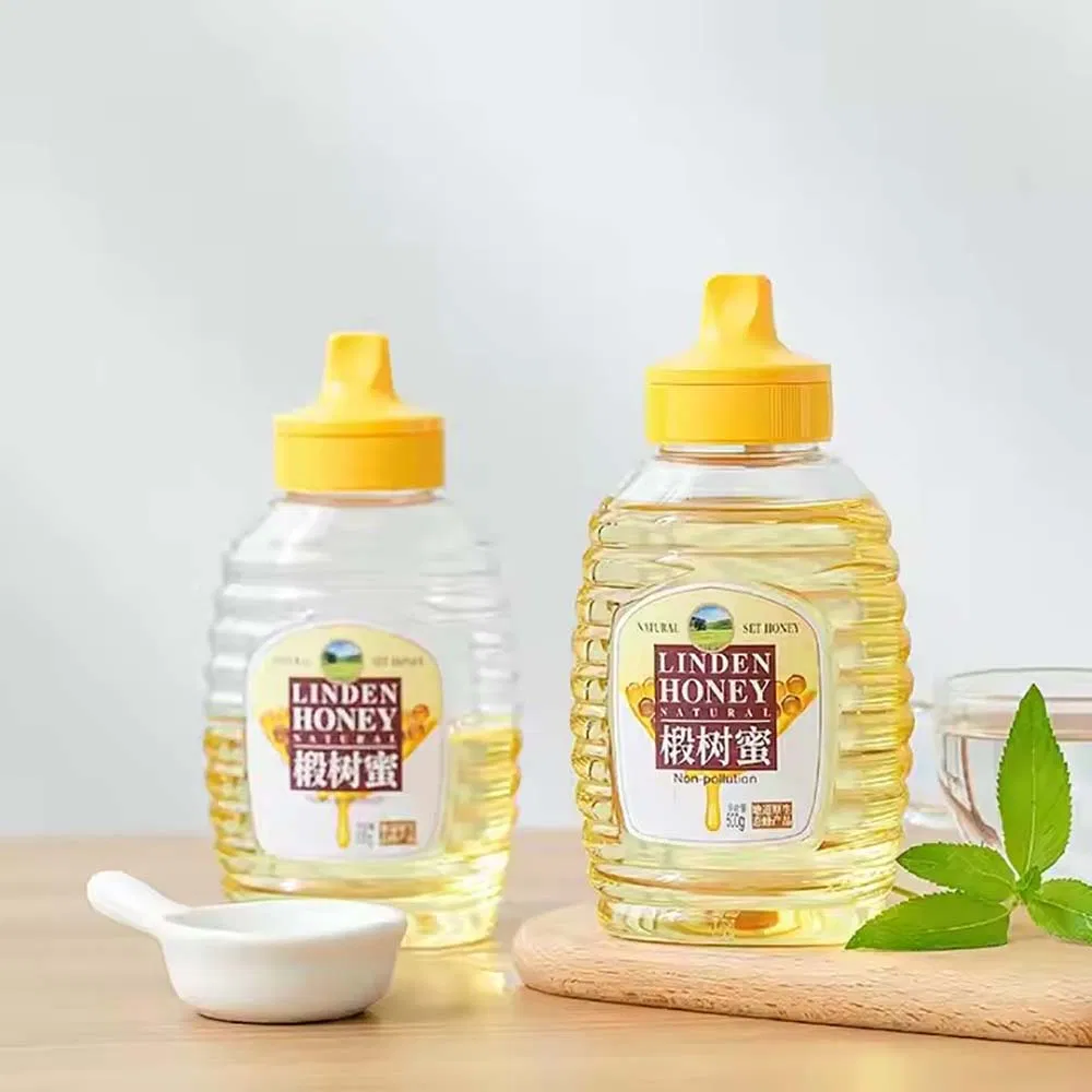 Wholesale Pet Plastic Cooking Oil Honey Squeeze Packaging Bottle Condiment Mixture Customed