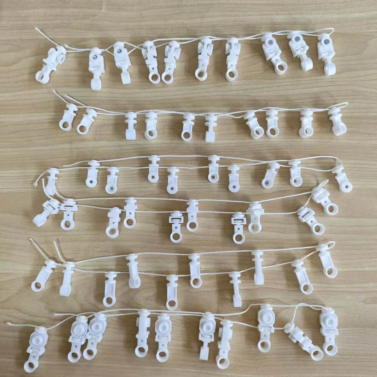 Curtain Wall Accessories Hook, White Roller Curtain Accessories, Curtain Gliders