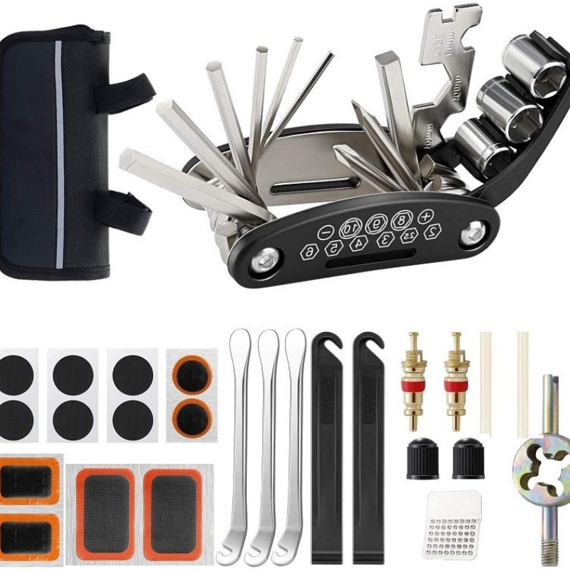 Bicycle Repair Kit Tire Repair Tool Combination Multifunctional Wrench Wrench