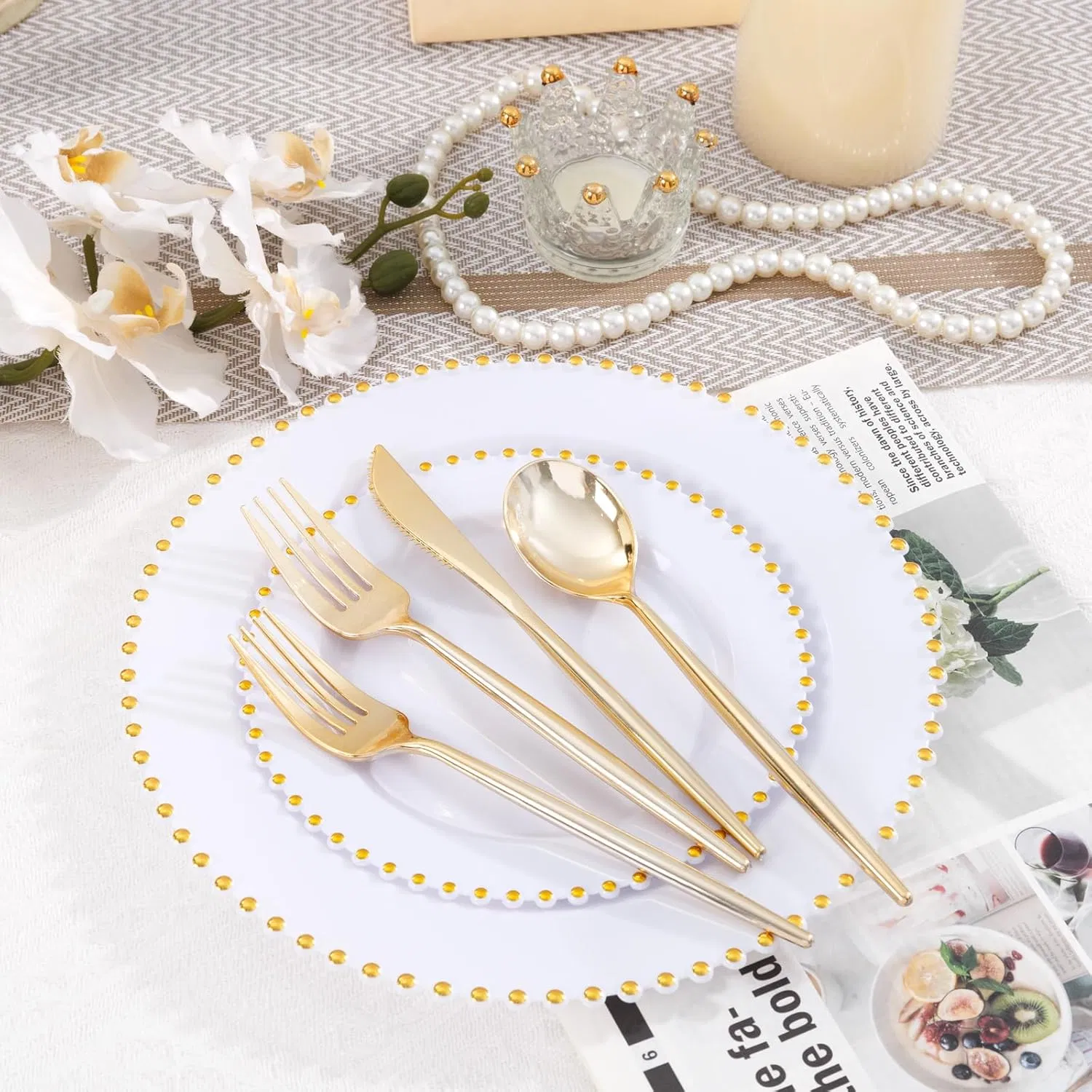 Heavy Duty Disposable Plastic Plates for Stylish Gatherings