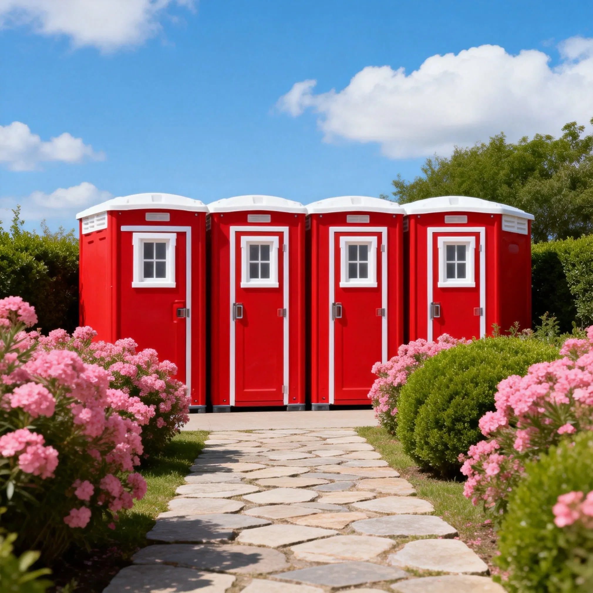 1.1X1.1X2.3m Unit Prefabricated Toilet Small Prefabricated House Modular Moveable Container Type Mobile Toilet