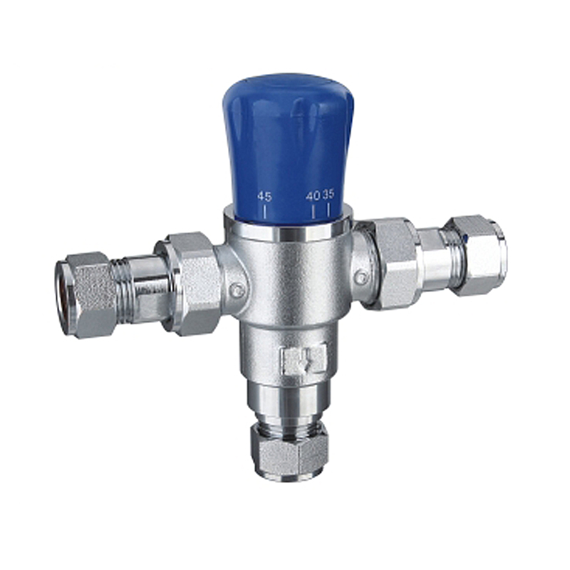 Brass Thermostatic Mixing Hot Water and Cold Water Valve