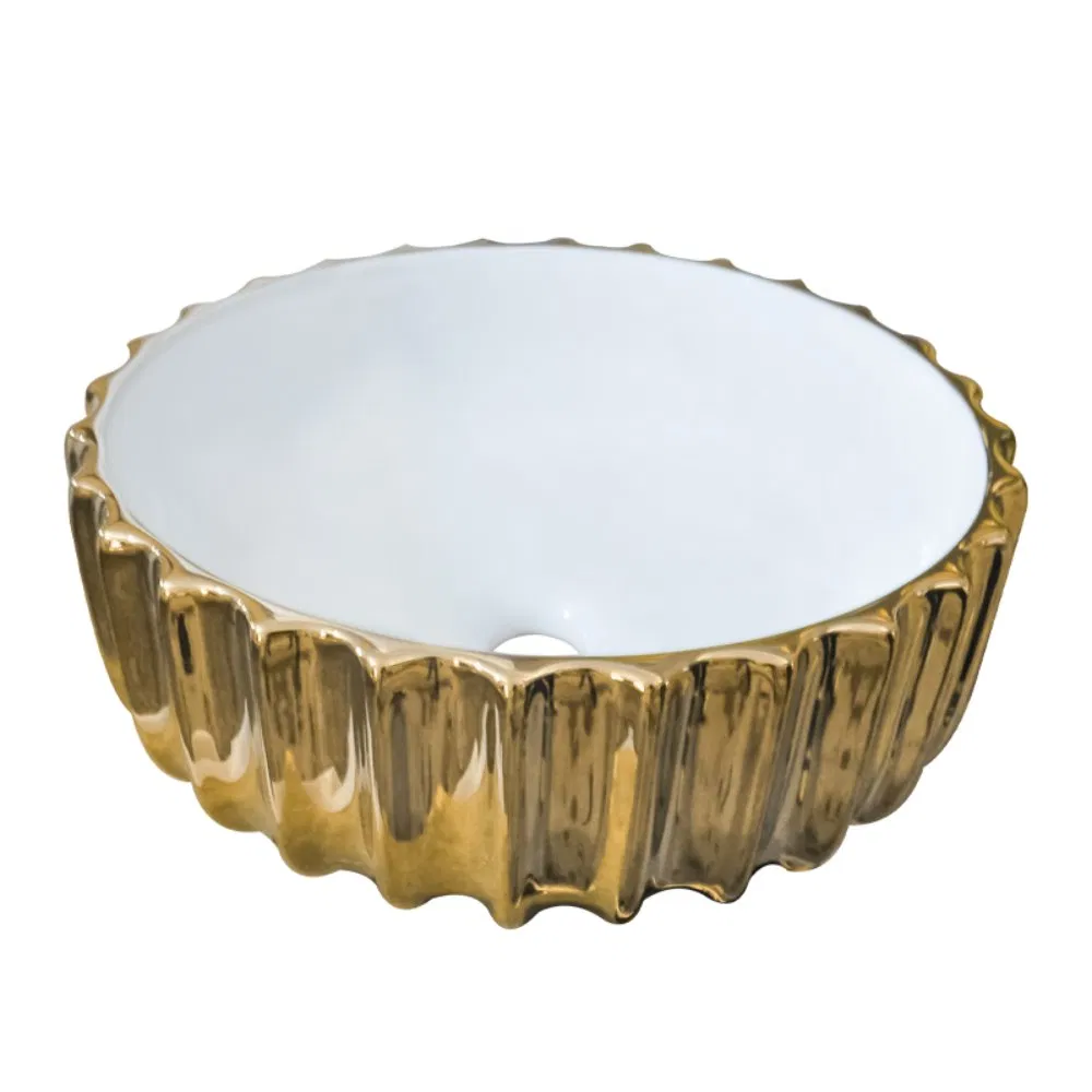 Crocodile Leather Rectangular Large Black Rose Gold Electroplate Art Countertop Sink Washing Basin for Bathroom