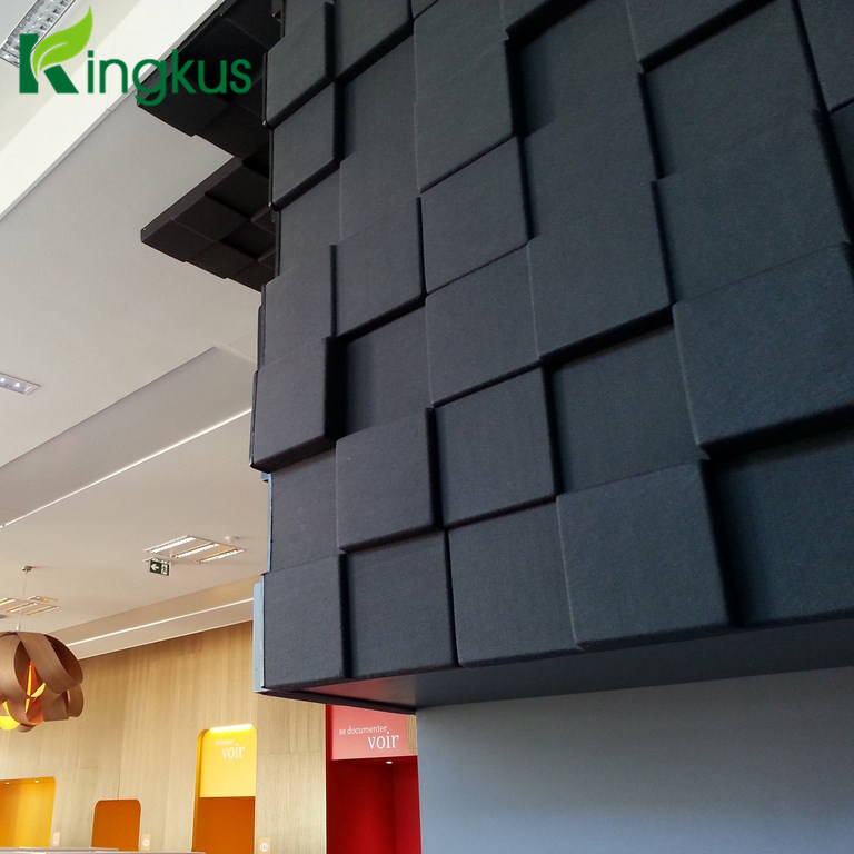 Fire Proof 3D Acoustic Panel Atmosphere Trend Decoration