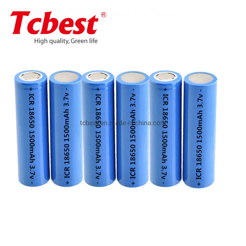 Factory/Manufacturer Directly Supply CB/Kc/MSDS/Un38.3 3.7V 18650 26650 14500 1500mAh 2600mAh Rechargeable Li-ion Lithium Batteries for Power 5 Years Warranty