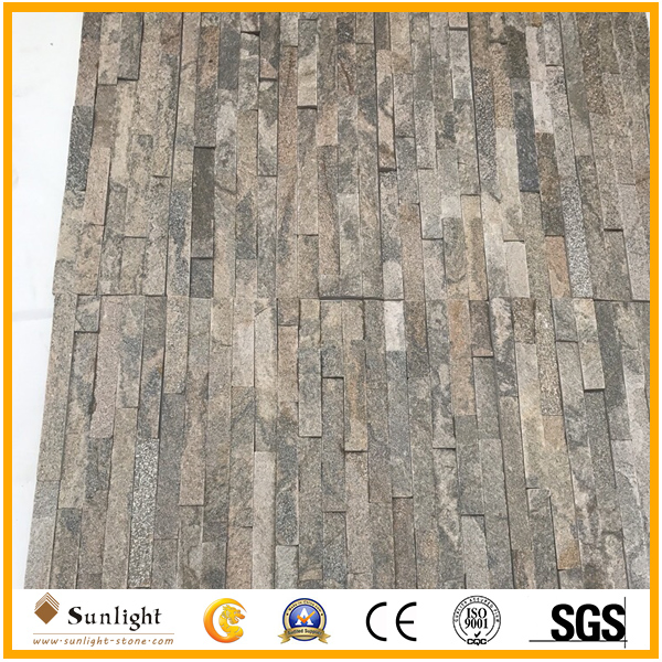 Wholesale Natural Stone Black/Yellow Culture Stone for Wall Clading