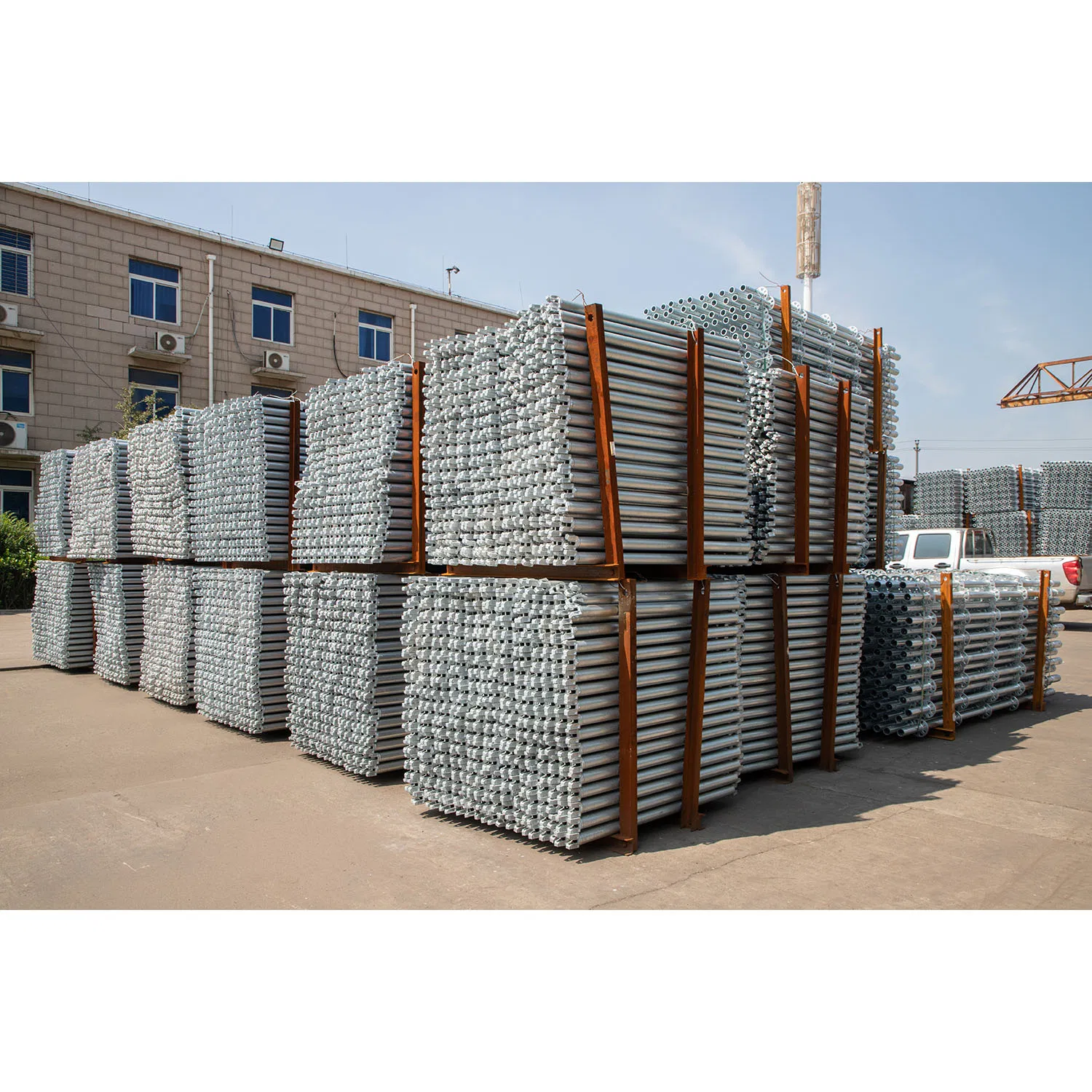 for Slab Support Q345 Steel Construction Ringlock Scaffolding Mobile Ringlock Scaffolding for Building Construction