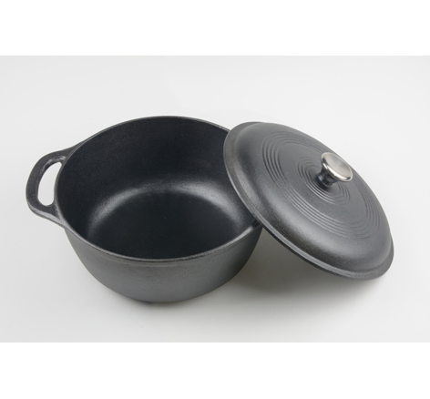 Heavy Duty Enameled Cast Iron Dutch Oven with Dual Handles Cast Iron Thermal Cooker with Cover