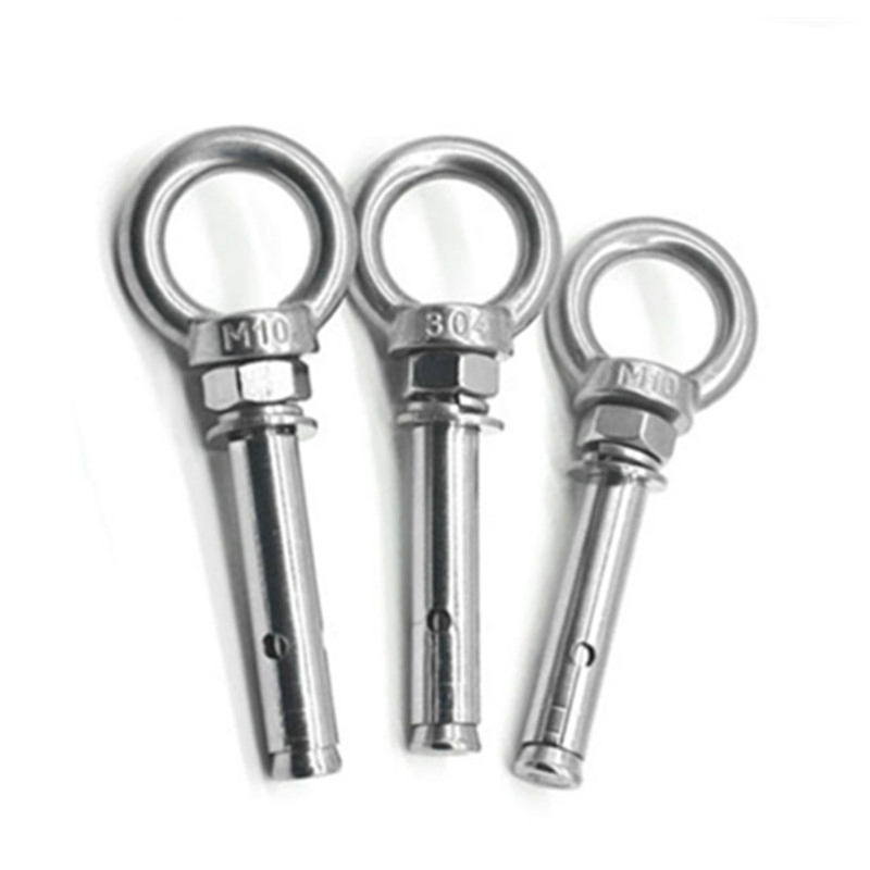 Винт анкерный с проушиной из нержавеющей стали 304