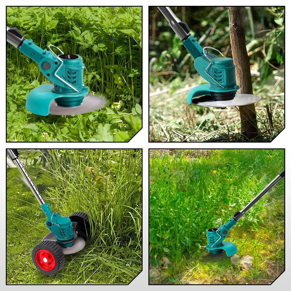 Electric Lawn Mower Cordless 7inch Length Adjustable Handheld Rechargeable Garden Pruning Tools