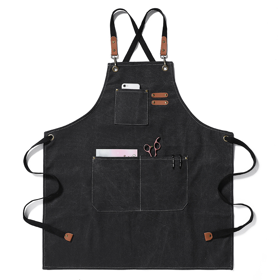 Thick Cotton Canvas Aprons with Pocket