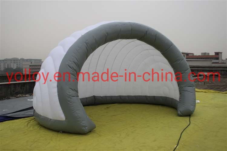 Half-Moon Shape Inflatable Vaulted Tent