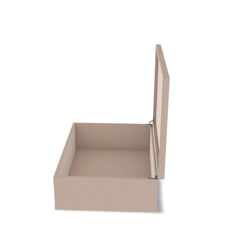 Vegan Fashion Hotel Supplies of Laundry Box Made of Bio-Based Vegan Leather