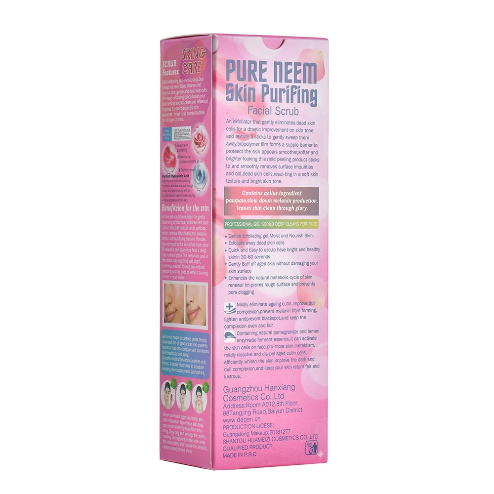Rose Exfoliating Salicylic Acid Face Scrub Deep Cleansing & Purifying Gel